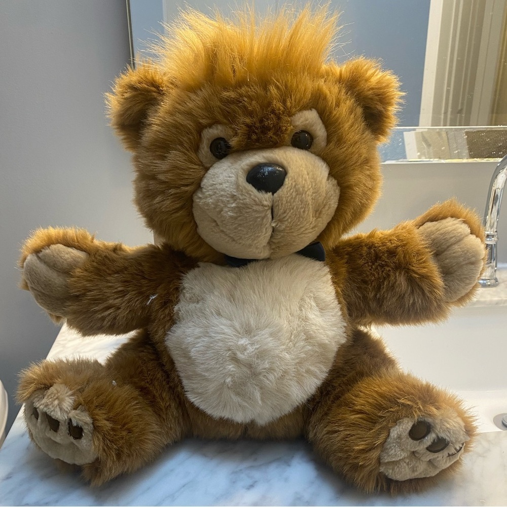 Rare‎ Vintage Ganz Punkinhead teddy bear